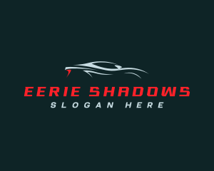 Racing Car Silhouette logo design