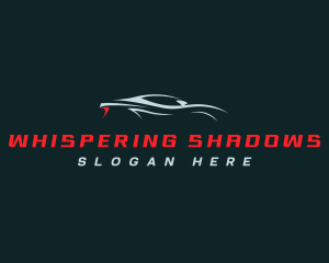 Racing Car Silhouette logo design