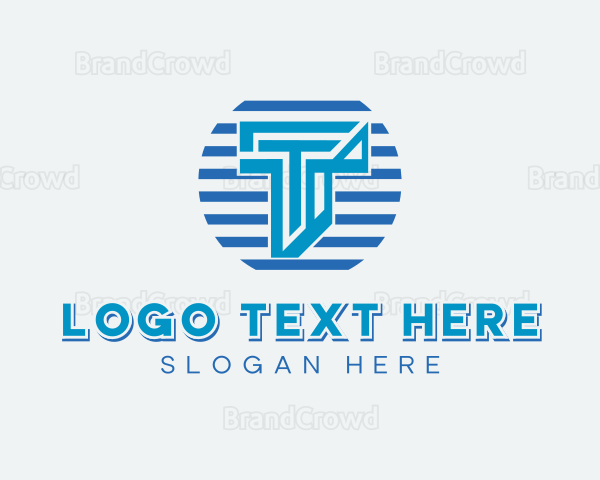 Generic Business Letter T Logo