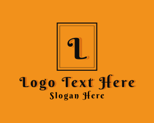 Lux - Elegant Fashion Frame Studio logo design
