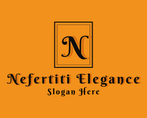 Elegant Fashion Frame Studio logo design