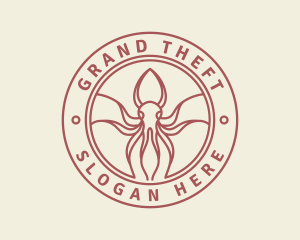 Eatery - Seafood Squid Restaurant logo design