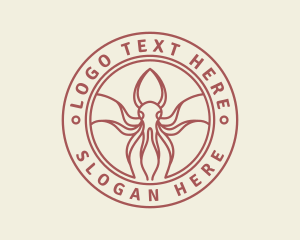 Squid - Seafood Squid Restaurant logo design