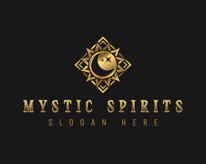 Mystic Moon Sun logo design