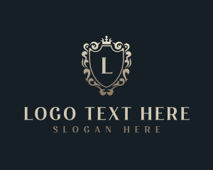 Boutique - Upscale Royal Shield logo design