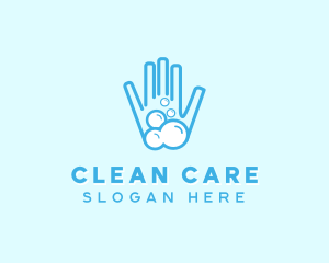 Hygienic - Bubble Soap Hand Sanitizer logo design