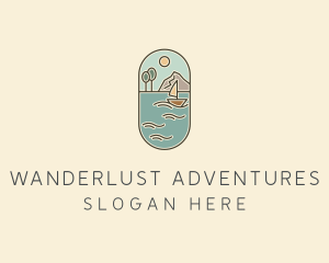 Travel - Lake Yacht Travel logo design