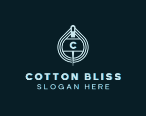 Cotton - Knitting Needle Thread logo design