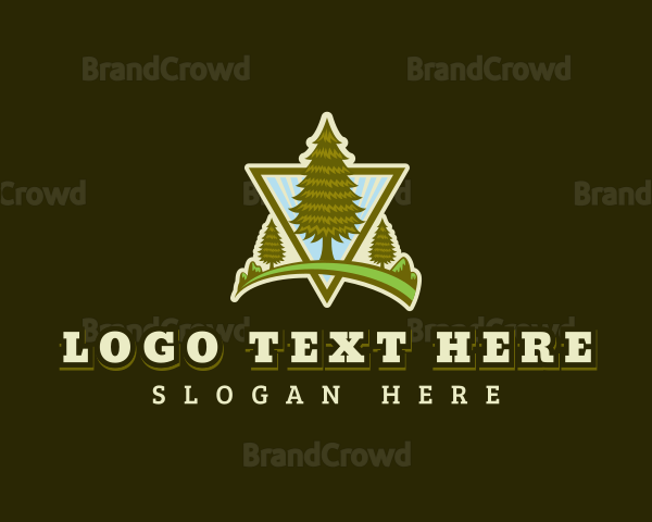 Tree Forest Woods Logo