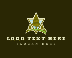 Giant Sequoia - Tree Forest Woods logo design