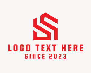 Letter S - Property Construction Letter S logo design