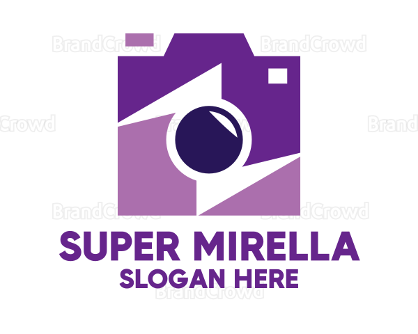 Purple Media Camera Logo
