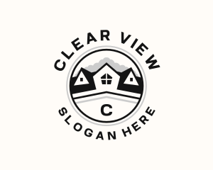 Roof Window House logo design