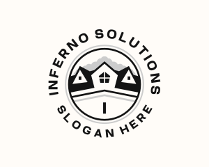 Roof Window House logo design