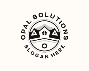 Roof Window House logo design