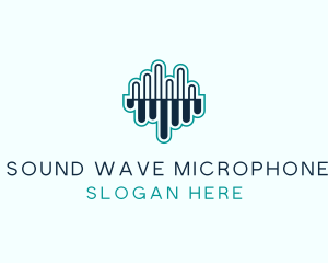 Sound Equalizer Waves logo design