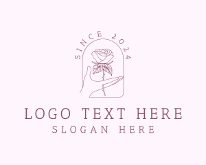 Flower Rose Florist Logo