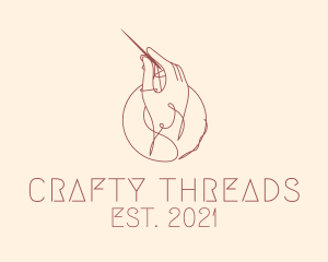 Needle Thread Tailoring Shop logo design