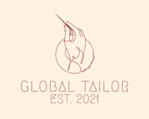 Needle Thread Tailoring Shop logo design