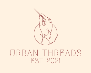 Needle Thread Tailoring Shop logo design