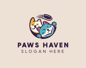 Puppy Kitten Animal Shelter logo design