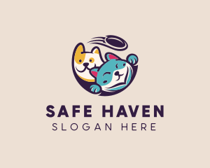 Puppy Kitten Animal Shelter logo design