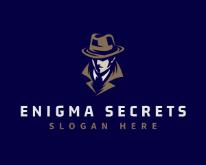 Mysterious - Sleuth Mafia Spy logo design