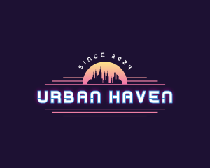 Urban City Skyline logo design