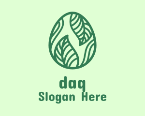 Green Herbal Egg Logo