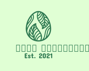Plant - Green Herbal Egg logo design