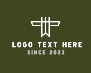 Aviation - Geometric Corporate Aviation Letter T logo design