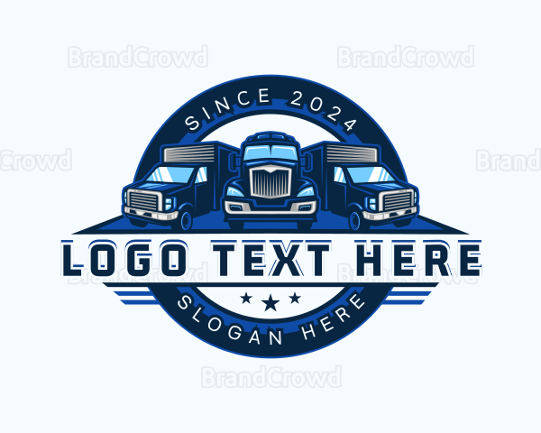 Logistics Truck Movers Logo