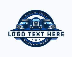 Distribution - Logistics Truck Movers logo design