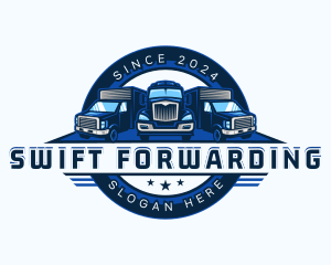 Logistics Truck Movers logo design