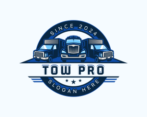 Tow - Logistics Truck Movers logo design