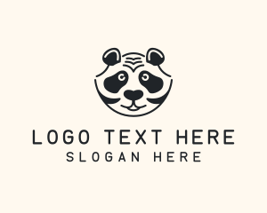 Organization - Wildlife Panda Head logo design