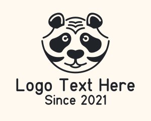 Wildlife Center - Wildlife Panda Head logo design