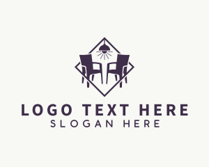 Home Staging - Chair Interior Furnishing logo design