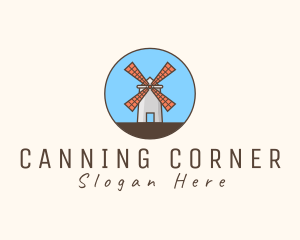 Windmill Farm Countryside logo design