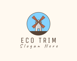 Windmill Farm Countryside logo design