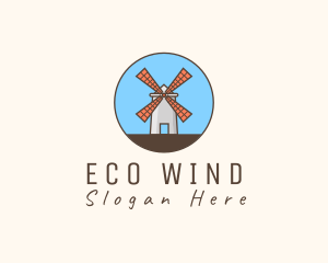 Windmill - Windmill Farm Countryside logo design