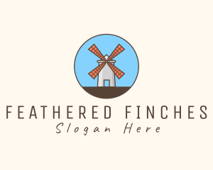 Windmill Farm Countryside logo design