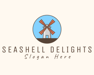 Windmill Farm Countryside logo design