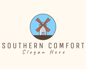 Windmill Farm Countryside logo design