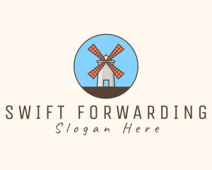 Windmill Farm Countryside logo design