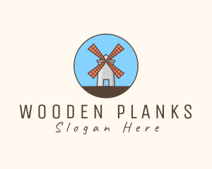 Windmill Farm Countryside logo design