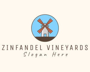 Windmill Farm Countryside logo design