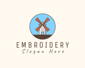 Windmill Farm Countryside logo design