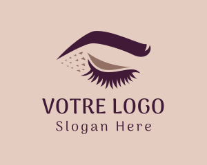 Eyelash - Eyelashes Makeup Cosmetics logo design