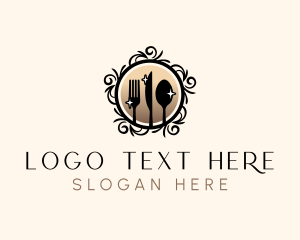 Cater - Elegant Cutlery Utensils logo design